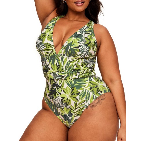 Evangeline Black Plus One Piece, XL-4X