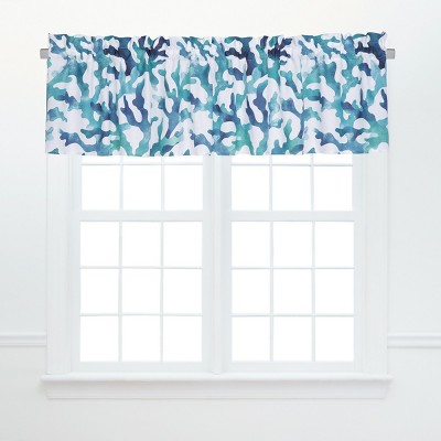  C&F Home Aqua Reef Cotton Valance Window Treatment 