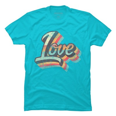 Men's Design By Humans Love By zeusshop T-Shirt