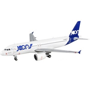 Airbus A320 Commercial Aircraft "Joon" White with Blue Tail 1/400 Diecast Model Airplane by GeminiJets - 1 of 4