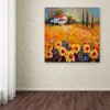 Trademark Fine Art -Marion Rose 'Tuscan Sunflowers' Canvas Art - 3 of 3