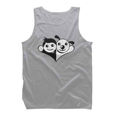Men's Design By Humans Doggy Friend By graphicganga Tank Top