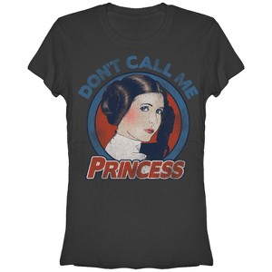 Juniors Womens Star Wars Princess Leia T-Shirt - 1 of 3