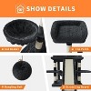 68.5in Tall Indoor Cat Tree for Large Cats, Upgraded Heavy Duty Cat Tower with Scratching Posts/Condo/Plush Perches/Hammocks/Dangling Balls - 4 of 4