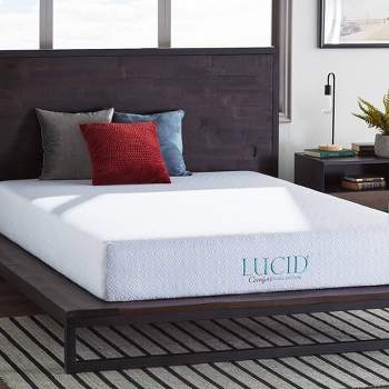 Lucid Comfort Collection SureCool 12in. Firm Gel Memory Foam Tight Top  Queen Mattress LUCC12QQ45MF - The Home Depot