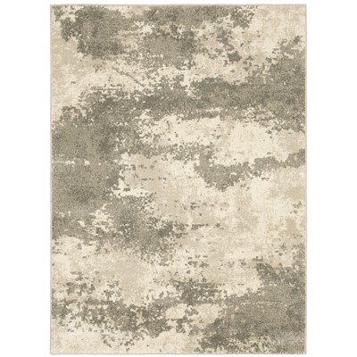Oriental Weavers Carson 0734D Beige/ Grey Indoor Area Rug - 3'10" x 5'5"