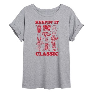Women's - Mattel - Keepin It Classic Oversized Graphic T-Shirt - 1 of 4