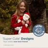 Bearington Baby Santa Snuggler, 15 Inch Plush Christmas Santa Claus Security Blanket Lovey for Babies - 3 of 4