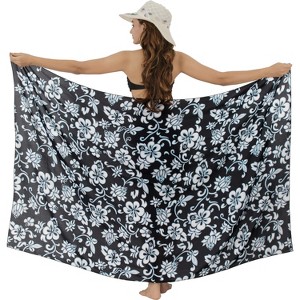 HAPPY BAY Women's Beachwear Summer Bikini Wraps Beach Wrap Coverups Sarong Skirt Bathing suit Swimsuit Swimwear Swim Cover Up for Women One Size - 1 of 4