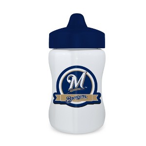 BabyFanatic Toddler and Baby Unisex 9 oz. Sippy Cup MLB Milwaukee Brewers - 1 of 4
