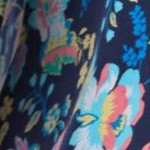 navy floral