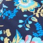 navy floral
