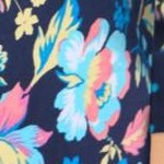 navy floral