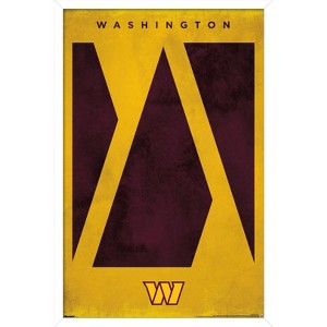 Trends International NFL Washington Commanders - Logo 25 Framed Wall Poster Prints - 1 of 4