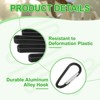 Unique Bargains Plastic Golf Gloves Stretcher with Aluminum Alloy Hanging Hooks 2 Pcs - 3 of 4