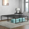 Metal Platform Bed Frame With Storage, Heavy Duty Bed Frame, Noise Free Mattress Frame With Strong Support Slats for Full Bed, 800 Lbs Capacity, No - 2 of 4