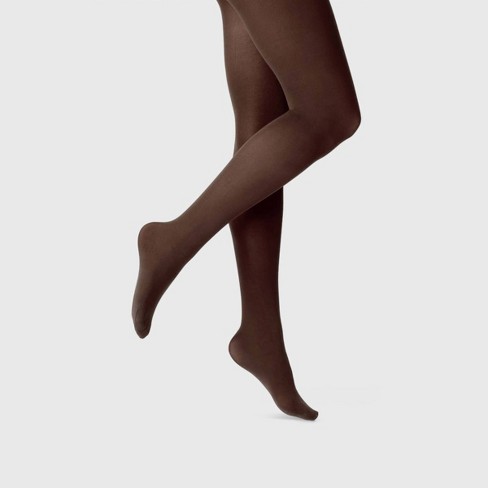 Women's Basic Fishnet Tights - A New Day™ Cocoa 1X/2X