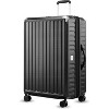LUGGEX Carry On Luggage Sets 3 Piece, PC Expandable Hardshell Luggage with Spinner Wheels,White Black - 2 of 2