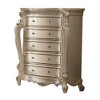 46" Picardy Chest Antique Pearl - Acme Furniture: European Style, 5 Drawers, No Assembly Required - 3 of 4