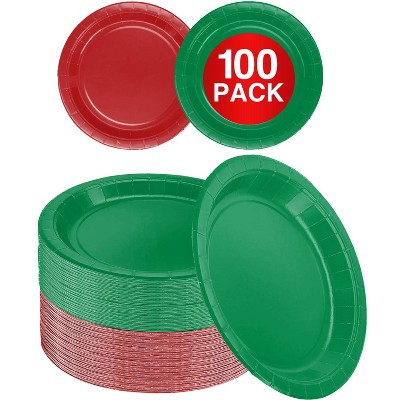 SparkSettings Disposable Paper Dessert Plates 6 3/4 Inches