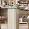 63" Farmhouse Dining Table for 4-6, Rustic Kitchen Table, Rectangular, Wood Dining Table, for Dining Room, Kitchen, (Thickened Tabletop), Grey - 3 of 4