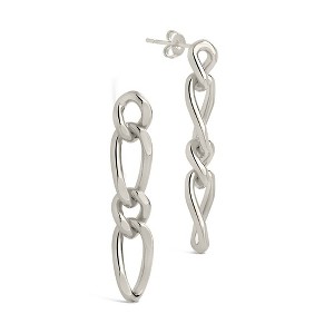 SHINE by Sterling Forever Jacqueline Chain Drop Stud Earrings - 1 of 4