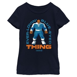 Girls The Fantastic Four: First Steps The Thing Blue Eyes T Shirt - 1 of 4