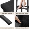 24-Inch Bar Stools Set of 2 Bar Chairs, Ergonomic Saddle Seat, Easy Assembly for Kitchen, Dining Room, Cafe, or Bar - 4 of 4