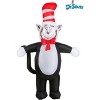 HalloweenCostumes.com One Size Fits Most   Adult Inflatable Dr. Seuss The Cat in the Hat Costume | Dr. Seuss Costumes,  White/Black/Red - 2 of 4
