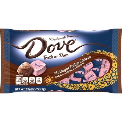 Dove Valentine's Midnight Fudge Cookie Chocolates - 7.94oz