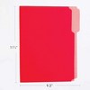BAZIC PRODUCTS BAZIC 1/3 Cut Letter Size Color File Folder (100/Box) - 4 of 4