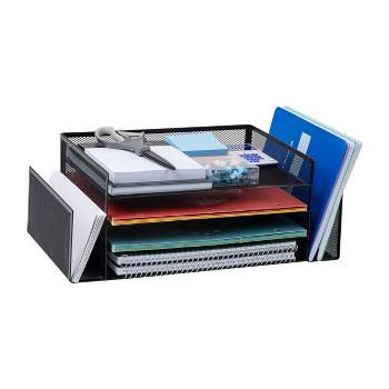 Mind Reader Mini Desk Office Supplies 3-Drawer Organizer, Black
