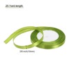 Unique Bargains Double Face Wide Satin Ribbon with Gold Edges for Wedding Bouquet - 2 of 4