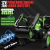 Kids 3-in-1 Driving Excavator, Tractor with Detachable Trailer, Driving Car Toy with Remote Control, Excavator, LED Lights, Music - 3 of 4