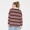 Women's Hello Kitty Striped Polo Graphic T-Shirt - Brown - 3 of 3