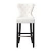 WestinTrends 29" Tufted Velvet Counter Stool - 3 of 4