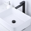WOWOW Pop Up Drain without Overflow for Bathroom Faucet in Brushed Nickel - 3 of 4