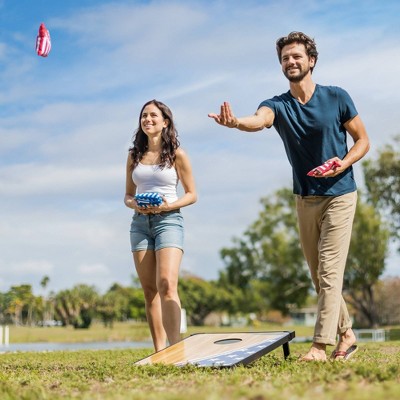 EastPoint 3' x 2' Patriotic Cornhole Bean Bag Toss Set