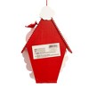 Kurt Adler 9 Inch Wooden Santa Head Birdhouse Ornament - 3 of 4