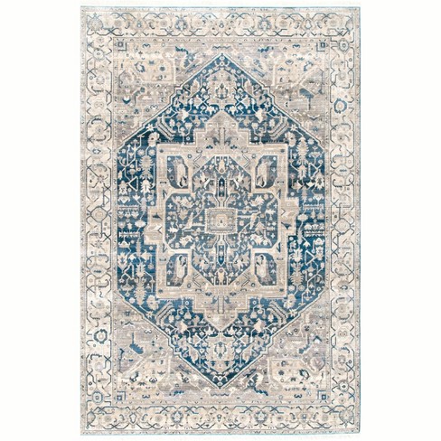 5 Round Area Rug Gray Nuloom Target