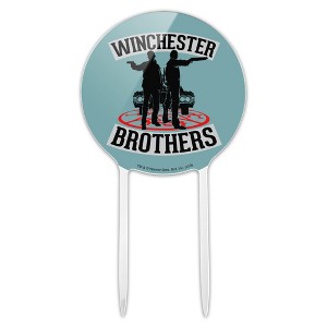 Supernatural Winchester Brothers Acrylic Cake Topper - 1 of 4