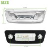 MaseiKar 2PCS LED Side Marker Turn Signal Lights for Kenworth T680 T880 Peterbilt 576, Clear Lens Chrome Housing Truck Fender Lights - 4 of 4