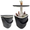 Maggift Ice Buckets, Design Fashion Insulated Ice Bucket with a Sealed Cover, Cooler Fast, for Outoor, Beach Use, Black, 14.69"*14.25"*14.69" - 2 of 4