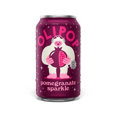 OLIPOP Pomegranate Sparkle - 12 fl oz