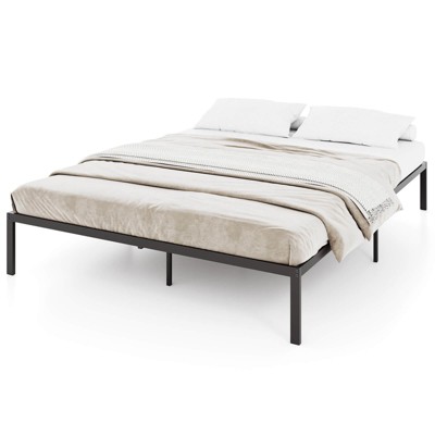 Safstar Queen Size Metal Bed Frame  Heavy Duty Support Slats Mattress Foundation