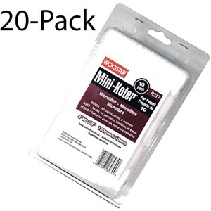 Wooster Genuine 4" Mini-Koter Microfiber 3/8" Nap 20 Sets Of 10-Pack Roller Cover # R317-4-20PK - 1 of 1
