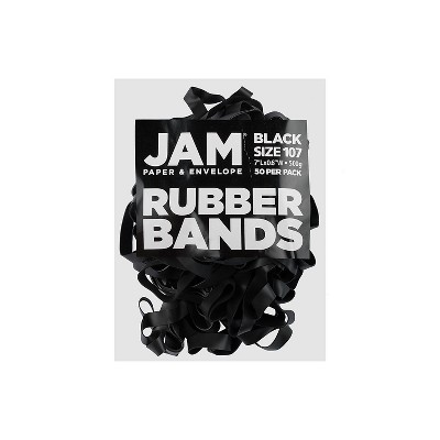 JAM Paper Colored Rubber Bands #19 100/Pack (33319RBBL)