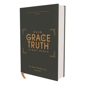 Nasb, the Grace and Truth Study Bible (Trustworthy and Practical Insights), Hardcover, Green, Red Letter, 1995 Text, Comfort Print - by  Zondervan - 1 of 1