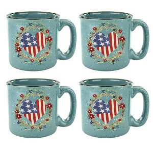 Courtside Market America 15 oz Campfire Mug 4 Piece Set - 1 of 1