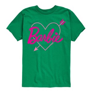 Boys' - Barbie - Barbie Arrow Heart Logo Short Sleeve Graphic T-Shirt - 1 of 4